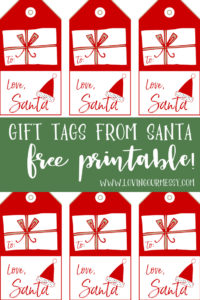 Christmas Gift Tags - Free Printable! | Loving Our Messy